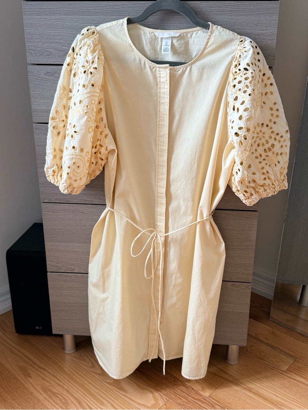 Zara puffy sleeve dress